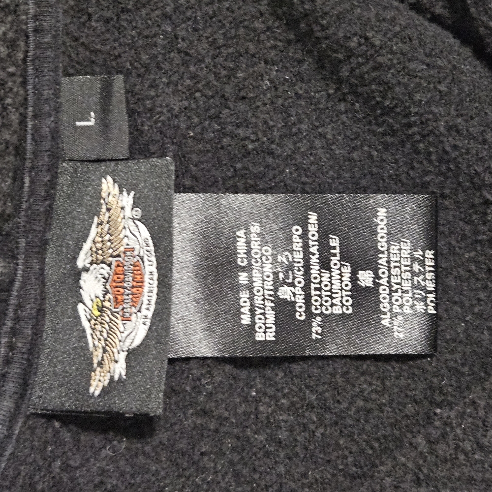 Harley-Davidson Womens Fitted Full Zip Hoodie - Size L - Picture 4 of 5